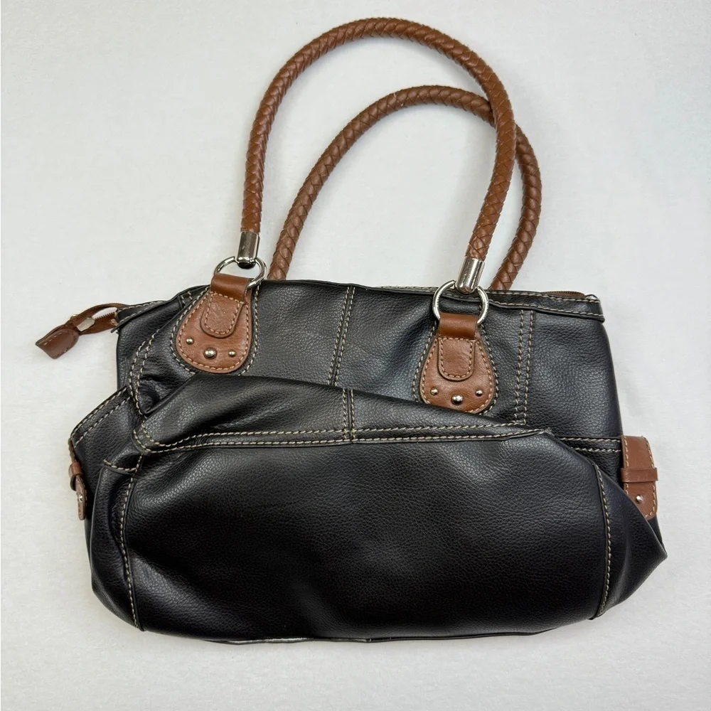 Relic Black and Brown Shoulder Bag with Double Handles - Picture 3 of 5